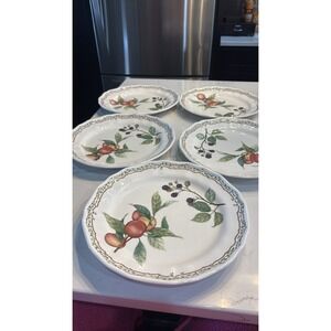 Noritake Gourmet Harvest Dinner Plate 10.5" Fruit Berries Set of 5